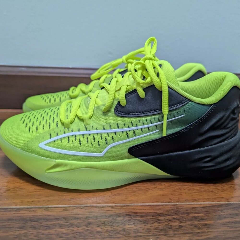 Women's Size 9 - PUMA Stewie 1 Quiet Fire Lime Squeeze/PUMA Black